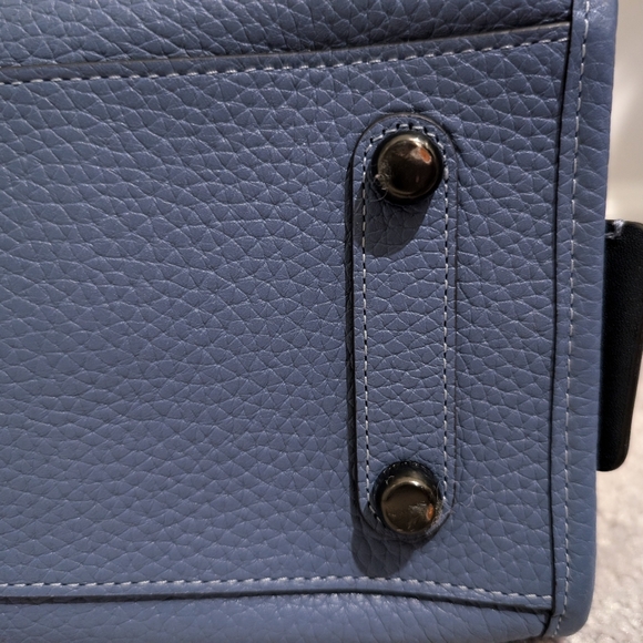 Coach Rogue 30 Bag in Colorblock Washed Chambray - Picture 9 of 13